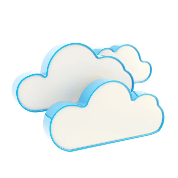 Cloud výpočetní technika ikonu — Stock fotografie