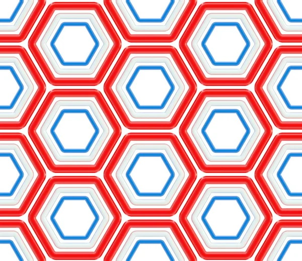 Nahtlose abstrakte Hintergrund Hexagon Textur — Stockfoto