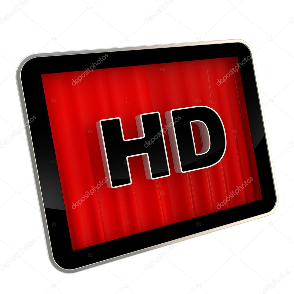 High definition pad screen icon