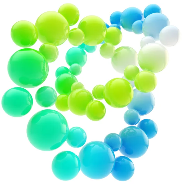 Contexto abstrato feito de esferas — Fotografia de Stock
