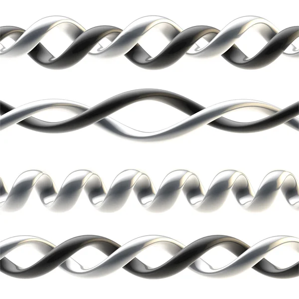 Ornamentos de design espiral e bordas — Fotografia de Stock