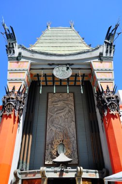 Grauman's Chinese Theate Entrance clipart