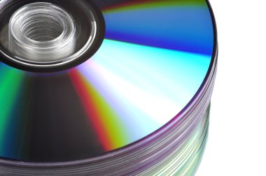 CD / DVD Stack clipart