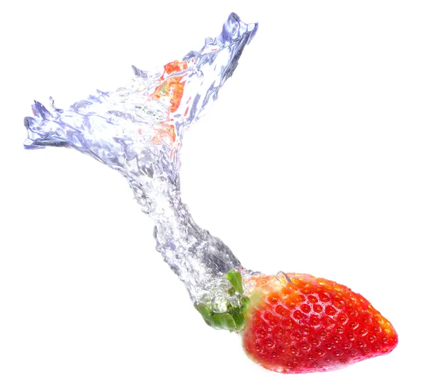 Strawberry Splash — Stock Photo, Image