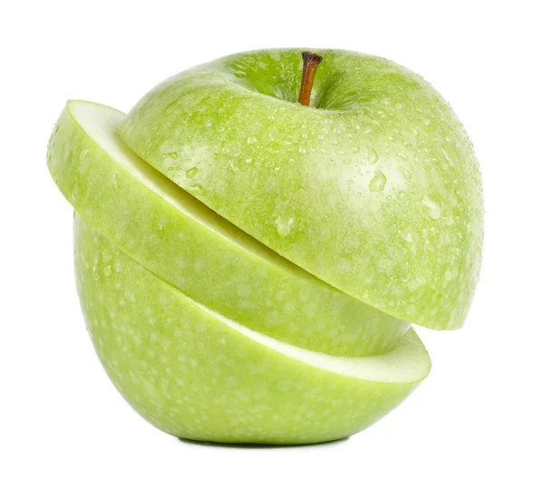 stock image Sliced Green Apple