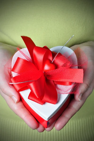 Heart in a Box — Stock Photo, Image