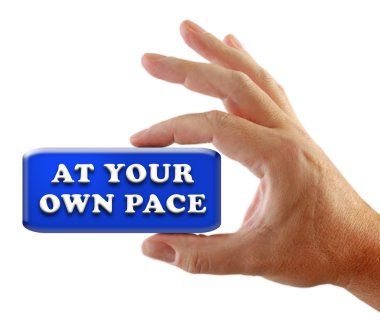 Hand Strategy At Your Own Pace clipart