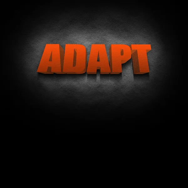 Concept de texte 3D Adapter — Photo