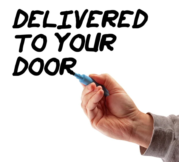 Hand Strategy Delivered To Your Door — Stok fotoğraf
