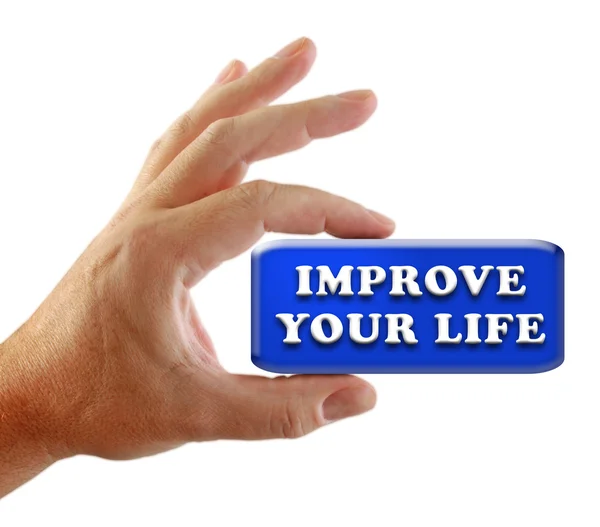 Hand Strategy Improve Your Life — Stock Photo, Image