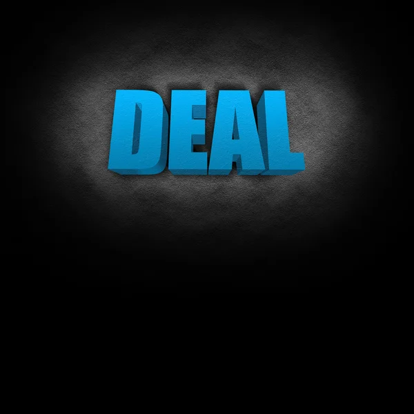 3D text konceptet deal — Stockfoto