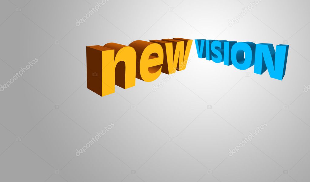 3D Text Concept New Vision