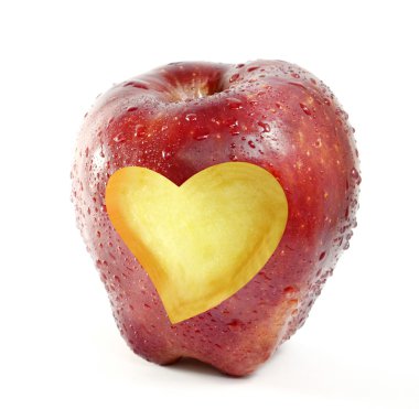 Red apple clipart