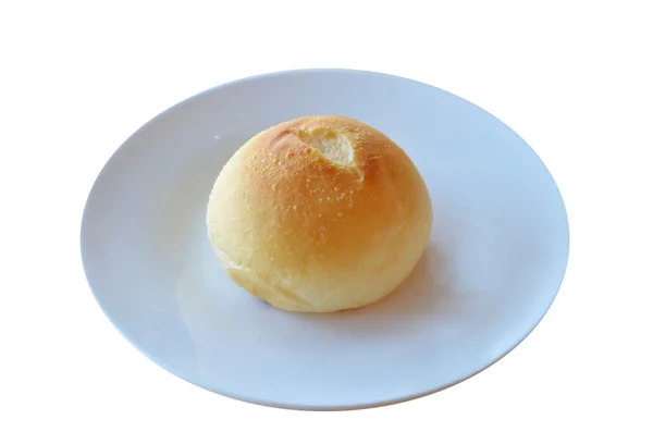 접시 위의 빵 — 스톡 사진
