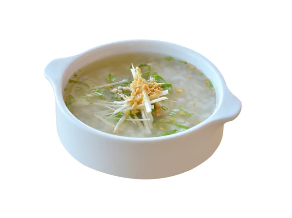 Zupa z ryżem — Zdjęcie stockowe
