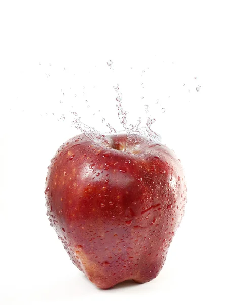 Roter Apfel — Stockfoto