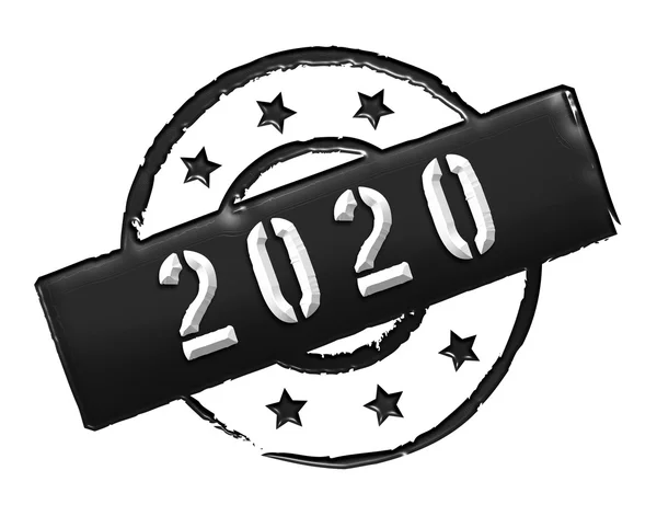 2020 - штамп — стокове фото