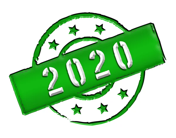 2020 - Stamp — Stock Photo, Image