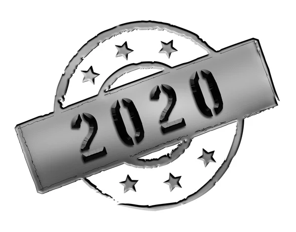 2020 - Stamp — Stock Photo, Image
