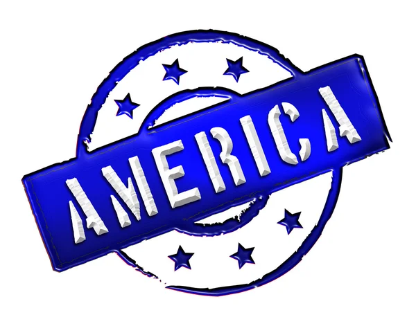 América - Sello — Foto de Stock