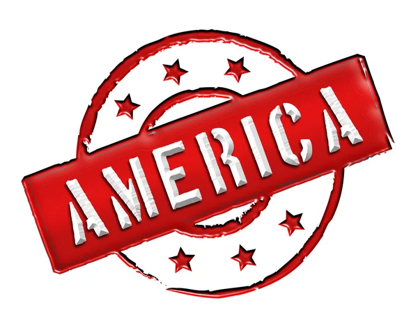 America - Stamp — Stock Photo, Image