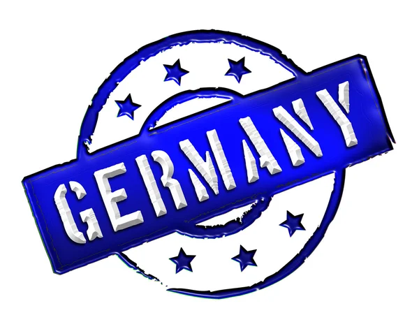 Niemcy - pieczęć — Zdjęcie stockowe
