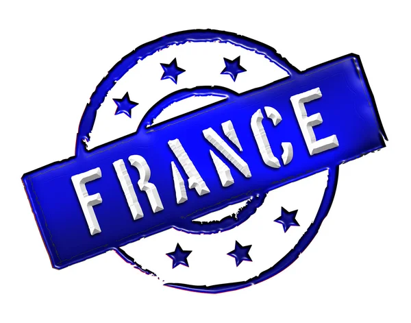 Franciaország - bélyegző — Stock Fotó