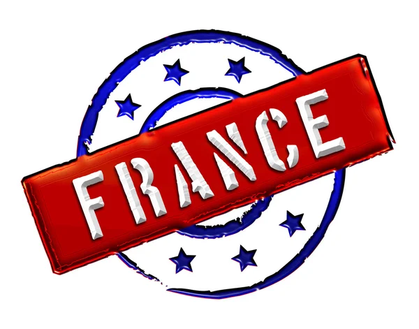França - Carimbo — Fotografia de Stock