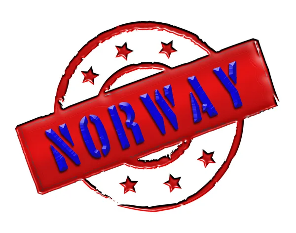 Νορβηγία / Norge - σφραγίδα — Φωτογραφία Αρχείου