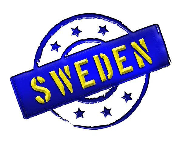 İsveç - pul — Stok fotoğraf