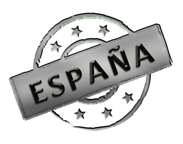 Ισπανία - σφραγίδα — Φωτογραφία Αρχείου