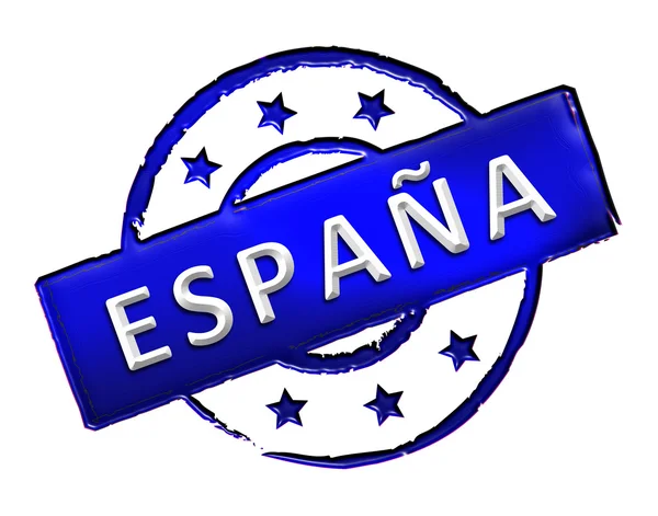 Španělsko - razítko — Stock fotografie