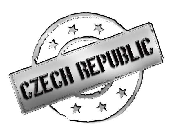 체코 공화국-스탬프 — 스톡 사진