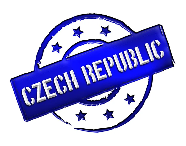Tschechische Republik - Briefmarke — Stockfoto