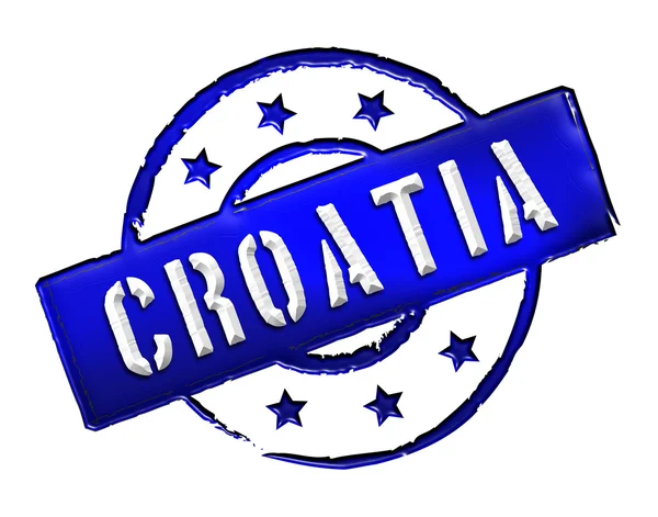 クロアチア - スタンプ — ストック写真