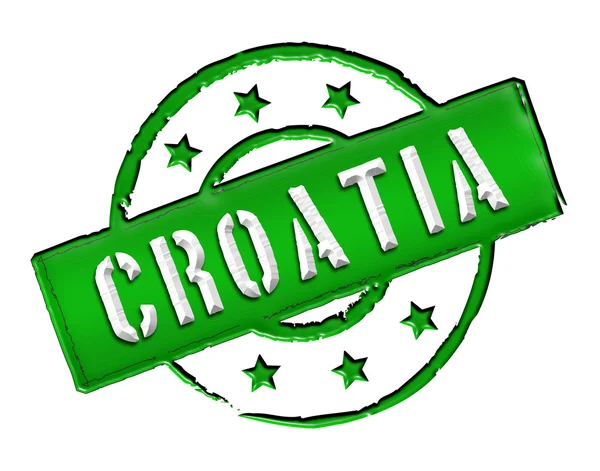 Kroatië - stempel — Stockfoto