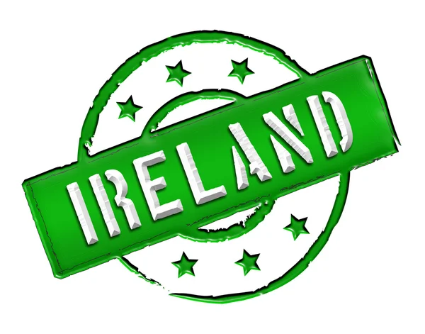 Ιρλανδία - σφραγίδα — Φωτογραφία Αρχείου