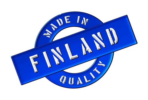 Hergestellt in Finnland — Stockfoto