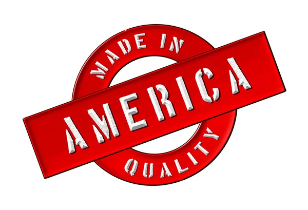 Κατασκευασμένο στην Αμερική — Φωτογραφία Αρχείου
