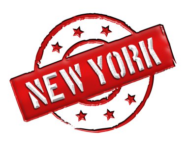 Stamp - NEW YORK clipart