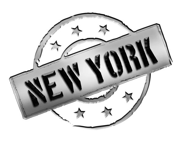 Штамп - NEW YORK — стоковое фото