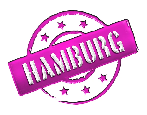 Штамп - HAMBURG — стоковое фото
