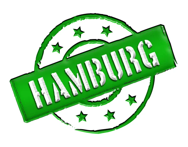 Bélyegző - Hamburg — Stock Fotó
