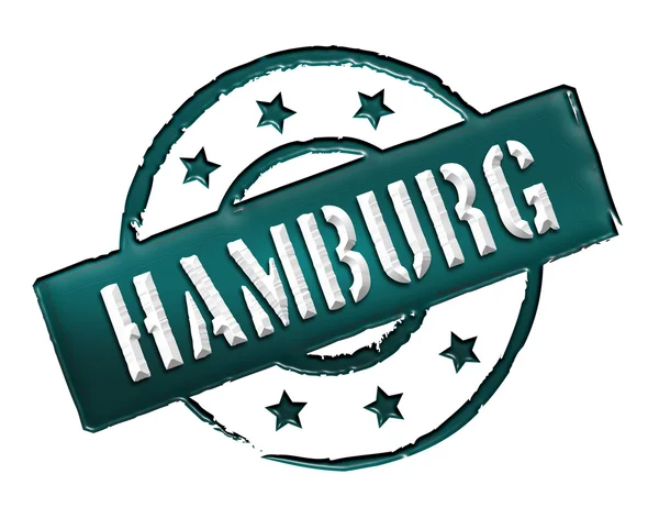 Briefmarke - Hamburg — Stockfoto