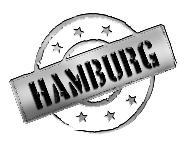 Razítko - Hamburk — Stock fotografie