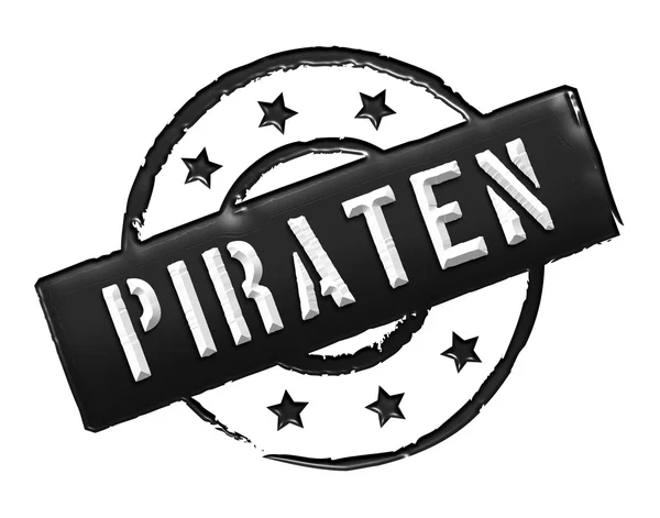 Briefmarke - Pirat — Stockfoto