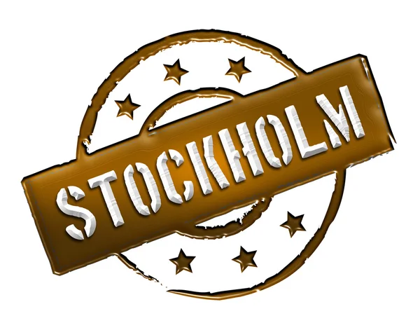 Razítko - stockholm — Stock fotografie