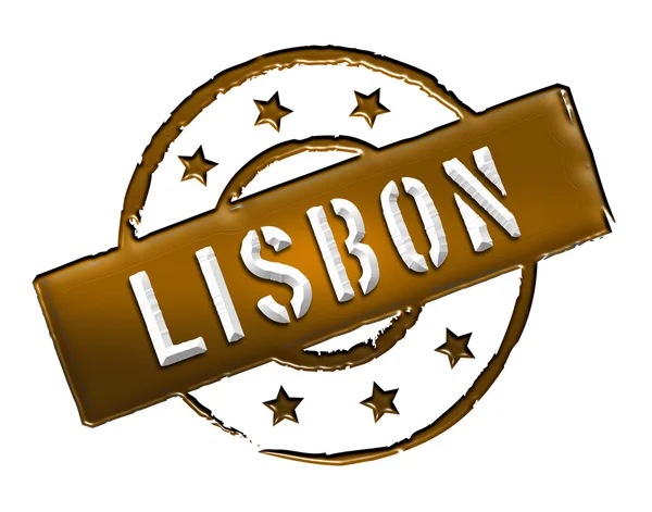 Razítko - Lisabon — Stock fotografie