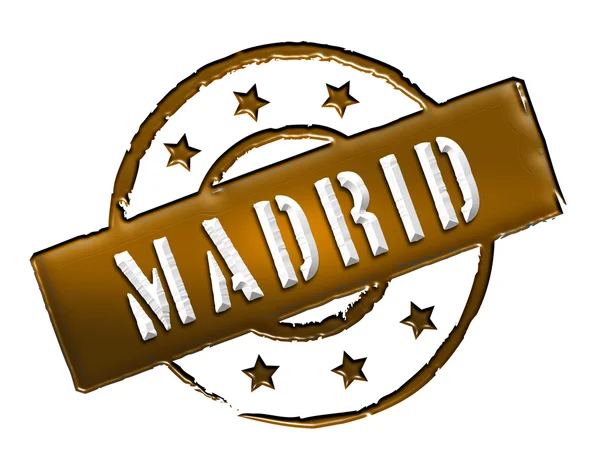 Bélyegző - Madrid — Stock Fotó