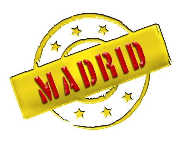 Briefmarke - Madrid — Stockfoto